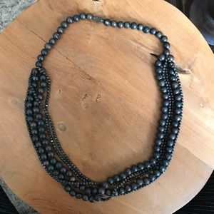 Metal beaded necklace